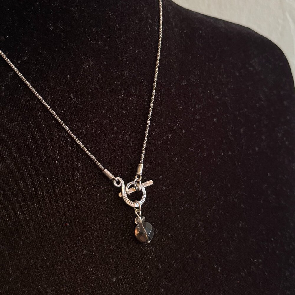 Silpada Sterling Silver Byzantine Toggle Necklace